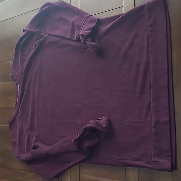 Lazy Sundays Purple Suede French Terry Shift Dress - Picture 7 of 7